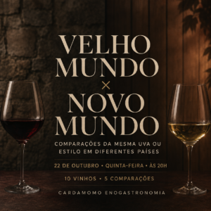 Velho Mundo × Novo Mundo• Quinta-feira, 22 de outubro de 2026 • 20h